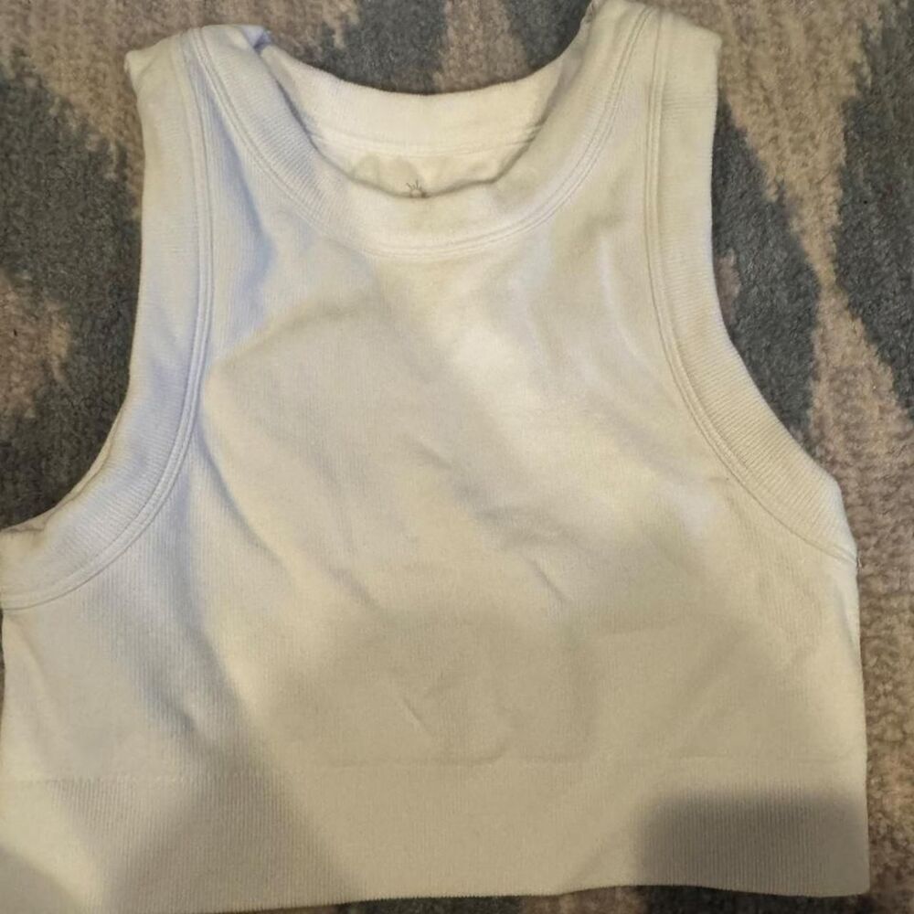 Aerie Women's White and Cream Bra